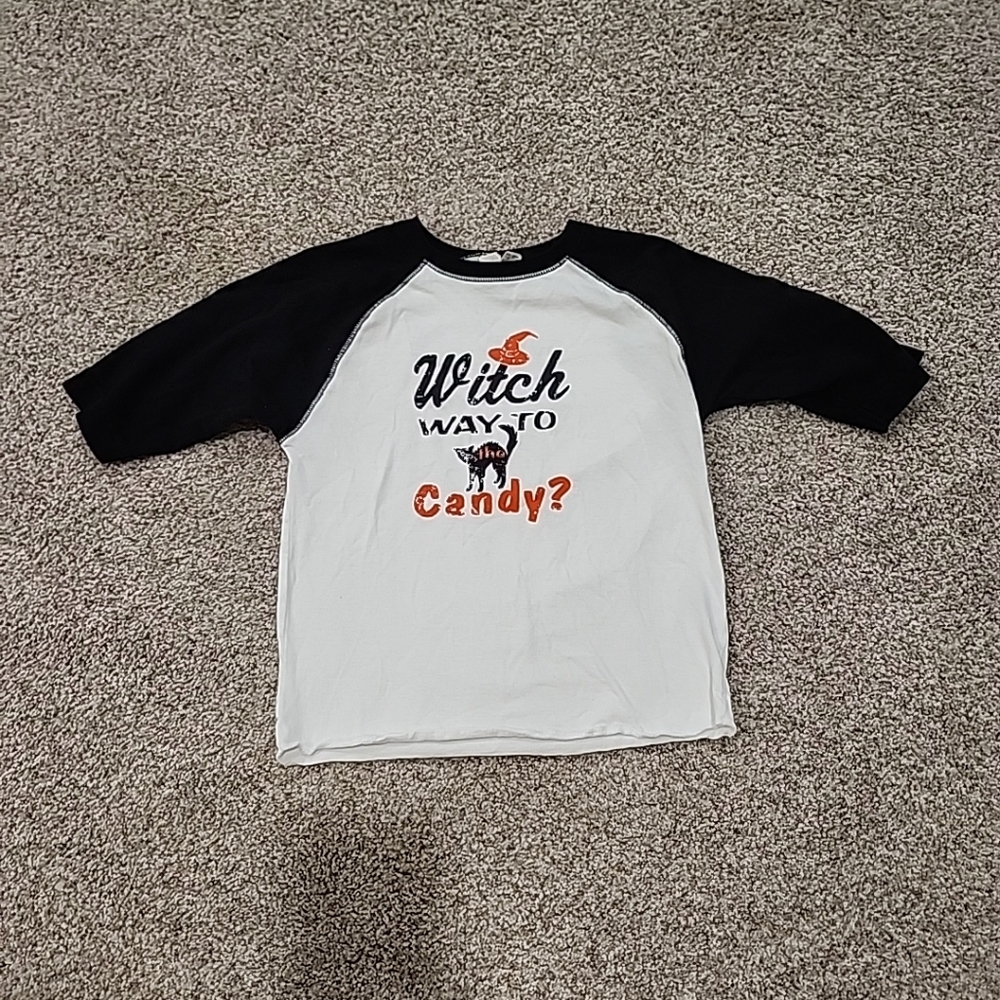 Live & Tell Youth XS Halloween 3/4 sleeve tee shirt